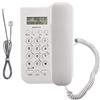 OEM Telefono bianco con cavo elastico e display