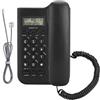 OEM Telefono fisso con cavo per la casa o l'ufficio - Con identificativo di chiamata e montaggio a parete
