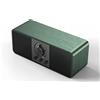 StarTech Altoparlante Bluetooth retrò - Altoparlante FM portatile - Dual stereo - Suono Hi-Fi - Senza fili - Batteria integrata - Verde