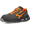 U-POWER DON'T WORRY... BE HAPPY! U-Power Red Lion® Orange, Scarpe Antinfortunistiche, Leggere e Confortevoli, Nylon Ultra Traspirante, Anti Perforazione, Suola Infinergy, Con Puntale In Alluminio (43)