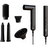 Ardes Asciugacapelli Styler 3 in 1 Potenza 1500 Watt con Arricciacapelli Spazzola Lisciante Concentratore e Diffusore colore Nero - ARPHON03
