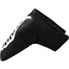 Yunmeryker Golf Putter Copritesta Driver Legno Copri Club Protezione PU Pelle Impermeabile Traspirante Morbida Chiusura Facile Adatto a Giocatori Campo Pratica, Nero