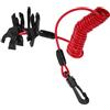 FRCOLOR Interruttore di Spegnimento per Fuoribordo con Cordino di Sicurezza in Nylon Rosso per Barca Accessorio