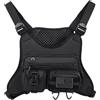 Generico petto uomo - Borsa sportiva da esterno portaoggetti | Alloggiamento cellulare giubbetto leggero | Zaino da trekking toracico, canotta running maschile, campeggio, palestra, ciclismo, allename