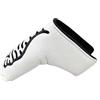 KQFCAZRE Copritesta per Putter da Golf, in PU, Regalo, Protezione, Morbido, Facile da Usare, Coperture Protettive per Il Putter, Bianco