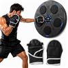 10ELED Music Boxing Machine Interattiva con LED a Parete e Bluetooth - 5 Pad Reattivi - Display Digitale - Guantoni INCLUSI - Beat Punch Allenamento Casa per Riflessi, Velocità e Coordinazione