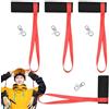 Generisch Supporto per guanti da sci, corda elastica di sicurezza, cinturino da polso per snowboard, palestra, arrampicata, cordino per scarponi da sci, cordino sportivo anti-smarrimento per uomo e donna