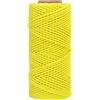 Gucagle Mulinello da immersione Sostituzione linea Antiusura Subacquea Bobina da dito Mulinello Linea rotonda Giallo fluorescente per subacquei professionisti e principianti Esplorazione (46 metri)