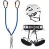 Petzl, Kit Via Ferrata Vertigo, Kit Via Ferrata, Multicolore, 2, Unisex-Adulto