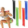 Generisch Fasce elastiche di resistenza per esercizio, 5 cinghie professionali da yoga, per lo stretching, per interni, fitness, pilates, accessorio per donne e uomini, fasce di resistenza per allungare