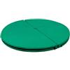 Milageto Materassino Anti-Caduta su Misura Tappetino Rotondo in Schiuma Spesso e Ammortizzante Materasso Protettivo EPE per Danza Aerea, Stretching And Balance, Verde, Diametro 120cm, Spessore 5cm