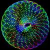HLY Hula Hoop LED, cerchio sportivo, danza e fitness Hula Hoops illuminati con luci a bagliore per adulti e bambini, giocattoli per bodybuilding con pesi, design staccabile portatile-14 lights