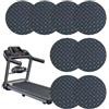 Generic Sotto tapis roulant set tappetino - 8 pezzi cuscinetti in schiuma siliconica, protezione del pavimento antiscivolo antiurto per macchine da allenamento Area fitness | Sicurezza sul pavimento della