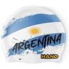 HAND SPORT Flag Argentina, Cuffia in Silicone, Cuffia Piscina, Cuffia Nuoto, Taglia Unica