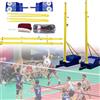 Generic Set di rete autoportante per pallavolo e badminton, regolabile in altezza, attrezzatura per allenamento per sport indoor outdoor