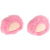 KTUXZCI Comode decorazioni per le orecchie del casco da bici, progettate con graziosi accessori di peluche per divertenti esperienze di e ciclismo, Coniglio Bianco