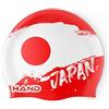 HAND SPORT Flag Japan, Cuffia in Silicone, Cuffia Piscina, Cuffia Nuoto, Taglia Unica
