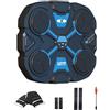Gungtj Music Boxing Machine, Smart Wireless Punch Trainer, Interactive Workout Equipment, LED Rhythm Feedback for Adults, Kids, Home Fitness, Training, Cardio Exercise Material ABS