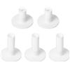 YELARXI Tee da golf in gomma, simulatore di golf ad altezza regolabile per tappetini, 2 pezzi da 3,8 cm a forma di croce e 3 tee cavi da 6,9 cm e bianco, adatti per (tappetini da golf, campo guida