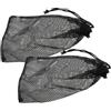 ifundom Borsa a Rete Porta Palline da Golf in Nylon 2 Unitá Coulisse, Sacchetti Sportivi Leggeri e Resistenti per Trasporto e Deposito, per Attività All'aperto e Terreno da Golf