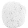 MOBUTOFU Cuffia da Nuoto Donna con Petali 3d Floreali, Protezione Chioma per Piscina e Festa, Vintage Bianco