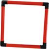 MUXZSIZ Porta da calcio, bersaglio per porta da calcio d'angolo, attrezzatura portatile per l'allenamento di, attrezzatura per giocatori seri, facile da