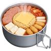 Générique Pentola da campeggio - Bollitore per zuppa pieghevole per cucinare, pentola per zuppa pieghevole - per il campeggio e l'escursionismo e il viaggio in zaino