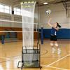 Generic Pallavolo Spike Trainer Setter Attrezzatura da allenamento con 5 angoli e altezze regolabili, rete per allenamento indoor outdoor per servire, spuntare e impostare