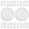 Zerodeko 100 Pezzi Palline da Ping Pong Luminescenti in Plastica Alta Elasticità per Divertimento in Famiglia e Giochi All'aperto, per Allenamento Sportivo