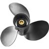 WANGYIWH 48-897750A11 Elica Marina for 9. 15 20 HP .25 * Vite in Lega di Alluminio 14 Spline Accessori fuoribordo