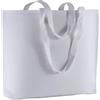 Handle bags Shopper tela cotone 135 g/m² da personalizzare Gibuti White 50x38x15 cm personalizzate o neutre