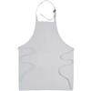 Grembiule da cucina lungo in cotone e poliestere 180gr 70 x 85 cm White personalizzate o neutre