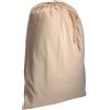 Handle bags Sacchetto in cotone 50x75 cm con chiusura a strozzo personalizzabile Parma Natural XXL personalizzate o neutre