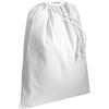 Handle bags Sacchetto in cotone 40x50 cm con chiusura a strozzo personalizzabile Parma White XL personalizzate o neutre