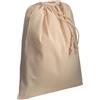 Handle bags Sacchetto in cotone 40x50 cm con chiusura a strozzo personalizzabile Parma Natural XL personalizzate o neutre