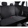 YNQP Coprisedile Auto Estivo 3D Traspirante in Seta di Ghiaccio Cuscino per Sedile, per Jeep Renegade 2016-2025 Accessori Auto,Black-Back SetX1