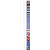 4R Quattroerre.it - 12106 - Profili Salvaporta Paracolpi per Auto, Bianco, 2 Pezzi, 65 cm