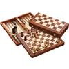 BG - Set Di Dama Da Scacchi E Backgammon - Campo 50 Mm