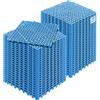 VEVOR Set di 55 Piastrelle per Piscina da Giardino 30 x 30 x 1,5cm, Piastrelle Traforate Blu per Pavimentazione Antiscivolo in PVC a Drenaggio Rapido per Interni & Esterni per Bagno Piscina Giardino