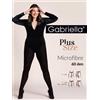Gabriella Collant Microfibra 60 den, Taglia forte nero, Taglia 7