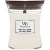 Woodwick Core Candela Profumata Tè Bianco e Gelsomino, 275 g
