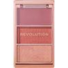 Makeup Revolution Blush Icon Palette Palette di fard, Aura Points Rose