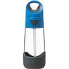 B.Box Bottiglia Tritan con Cannuccia Blue Slate