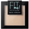 Maybelline Fit Me Matte+Poreless Cipria Pressata 105 Natural Ivory