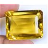Gemsmyriad Brasiliano Limone Citrino 57.05 KT Top Qualità Certificato Smeraldo Loose Gemma