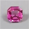 AAA Naturale Perfetto Ceylon Zaffiro Rosa Loose Taglio Asscher Gemma 25x25 MM