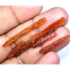 Gemsmyriad 17.90 KT 100% Naturale Tanzania Arancione Cianite Lotto Di 8 Pz Esemplare Grezzo