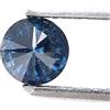 NATURAL ROSE CUT DIAMONDS 0,24 Ct Diamante Naturale Blu Rotondo Brilliantcut