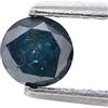 NATURAL ROSE CUT DIAMONDS Diamante Naturale Brillante Di Colore Blu A Forma Rotonda 0.15 Ct, 3.3 x 2 Mm