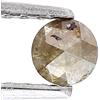 NATURAL ROSE CUT DIAMONDS Diamante Naturale 0.36cts 4.3mm Grigio Marrone Mix Colore Rotondo Rosa Taglio